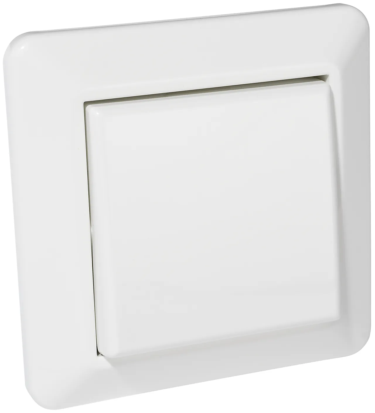 Bryter 1-pol/ trapp innfelt RS16 hvit