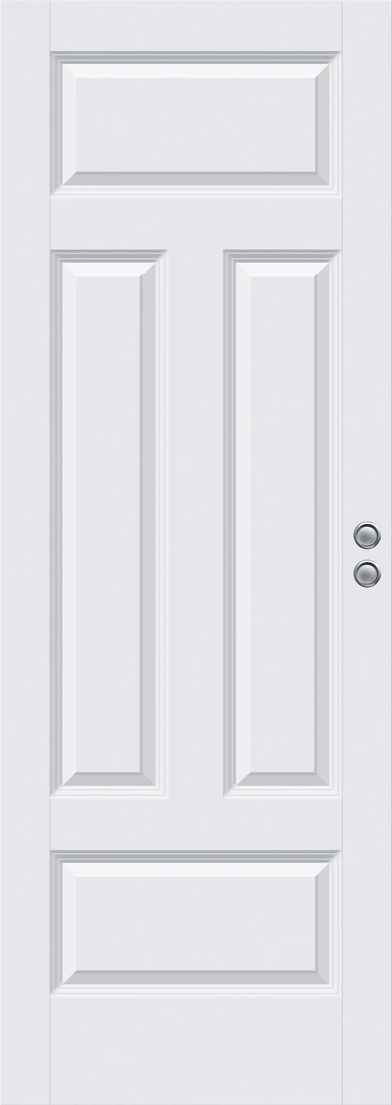 Skyvedør Ida Kompakt klassisk hvit 80x210 cm