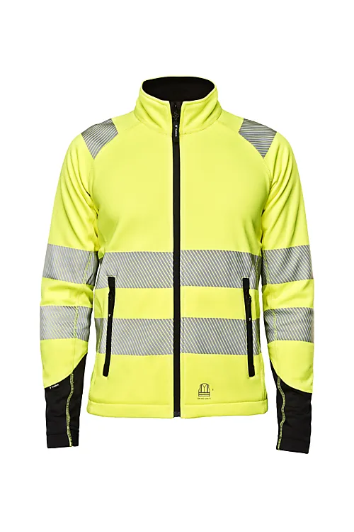 Fleecejakke HI-VIZ KL.3 Str M gul