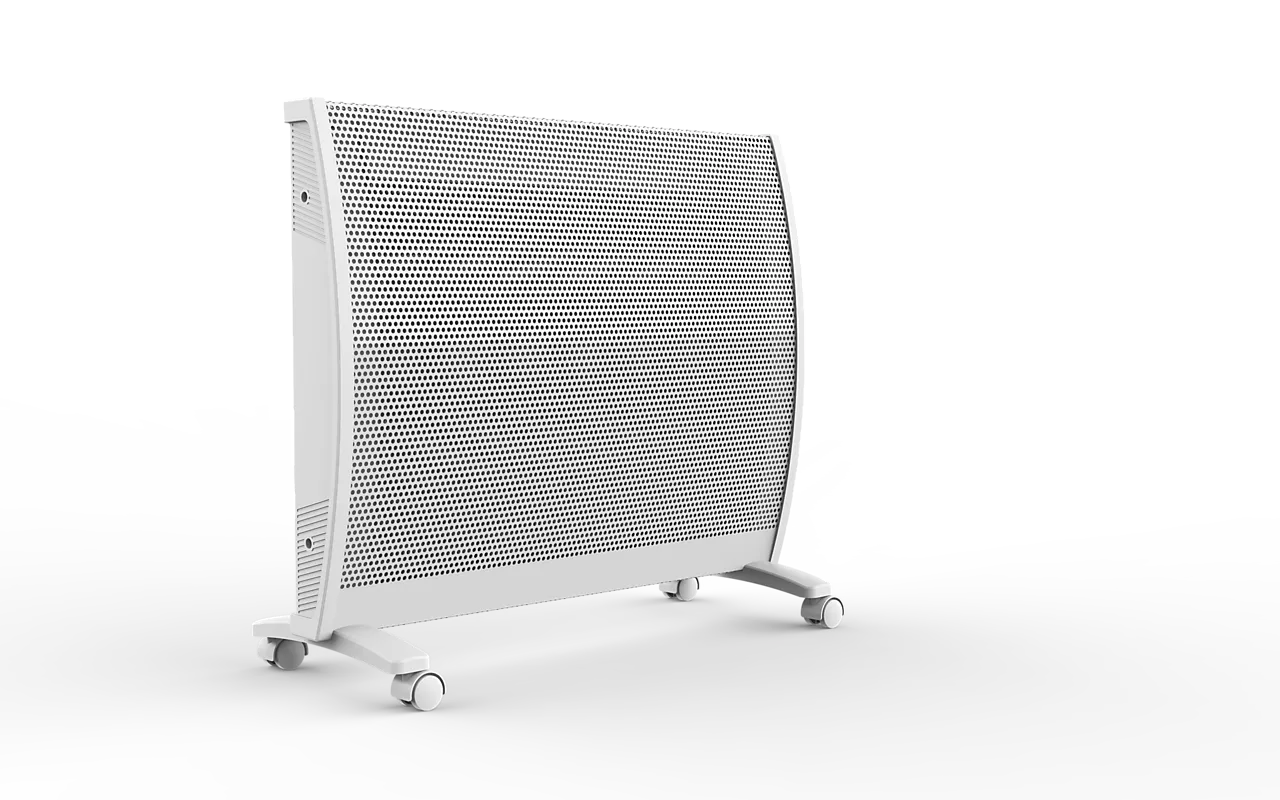 BOOSTER 2000W hvit varmeovn frittstående null - null - 3 - Miniatyr