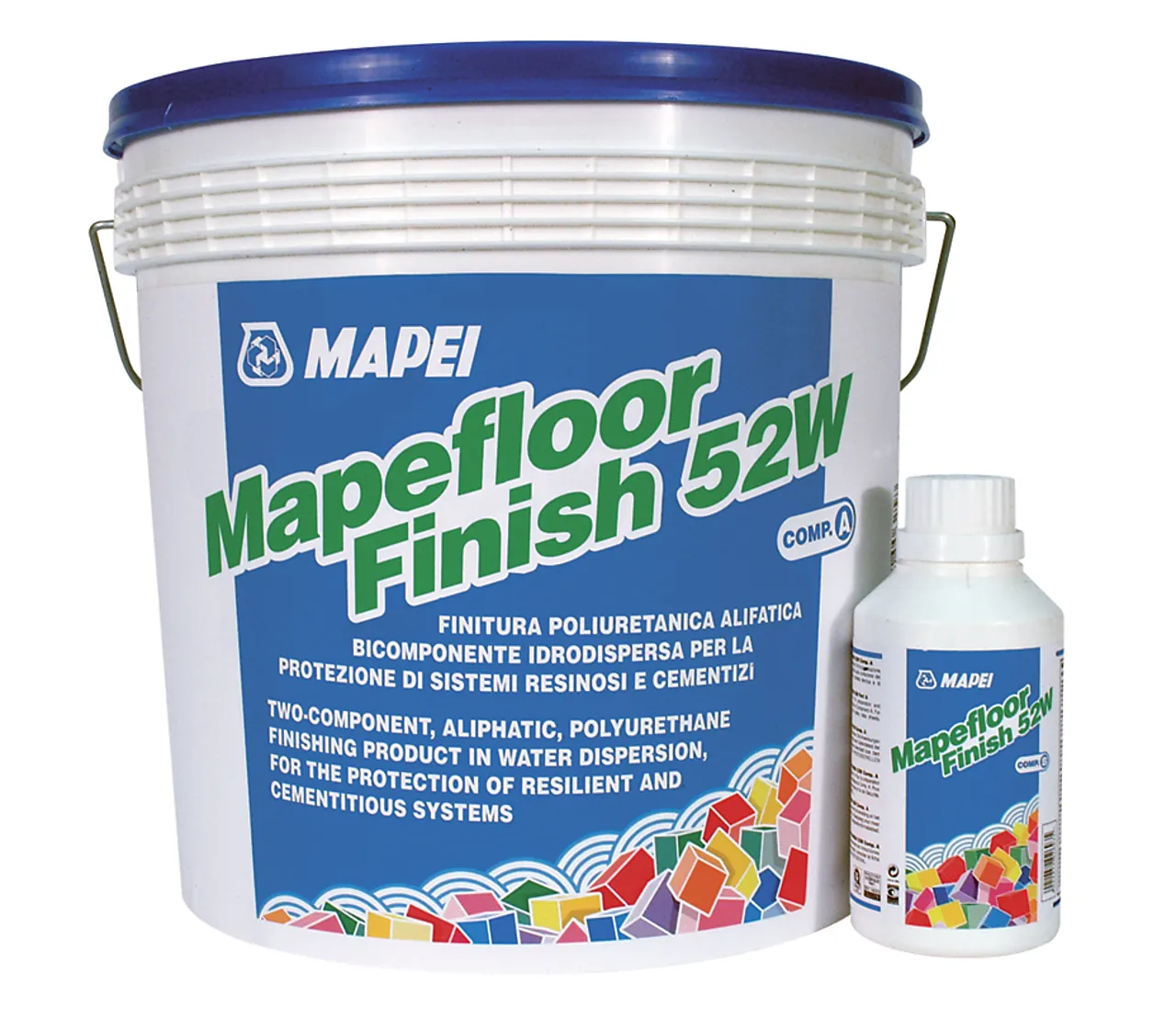 Støvbinder 4,7kg a 52w finish mapef mapefloor finish 52w 4,7 kg comp a null - null - 2 - Miniatyr