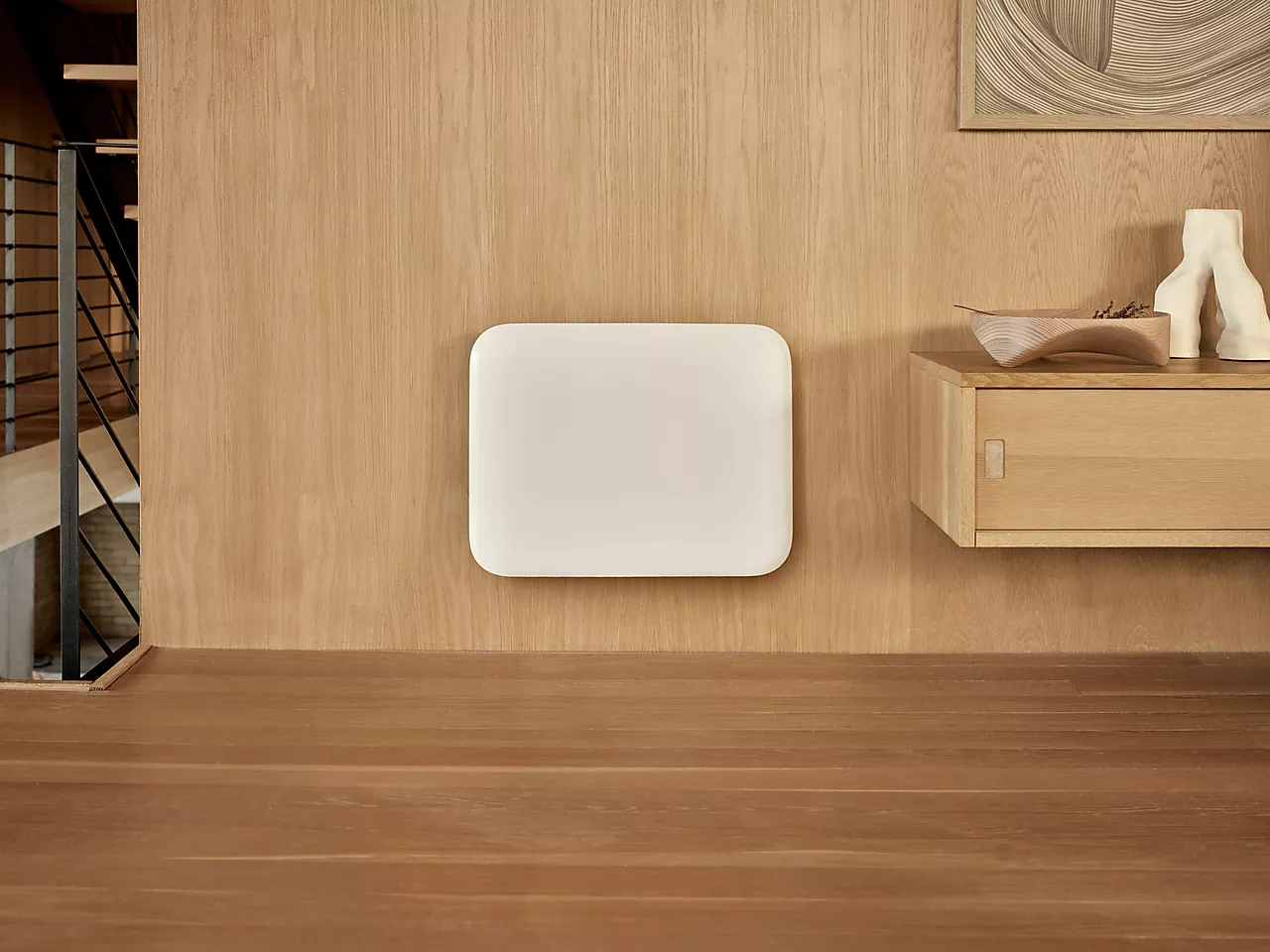 Panelovn hvit invisible wifi gen 3 400 Watt