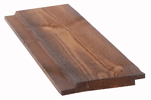 Kledning dobbelfalset royalimpregnert furu brun 19x98 mm