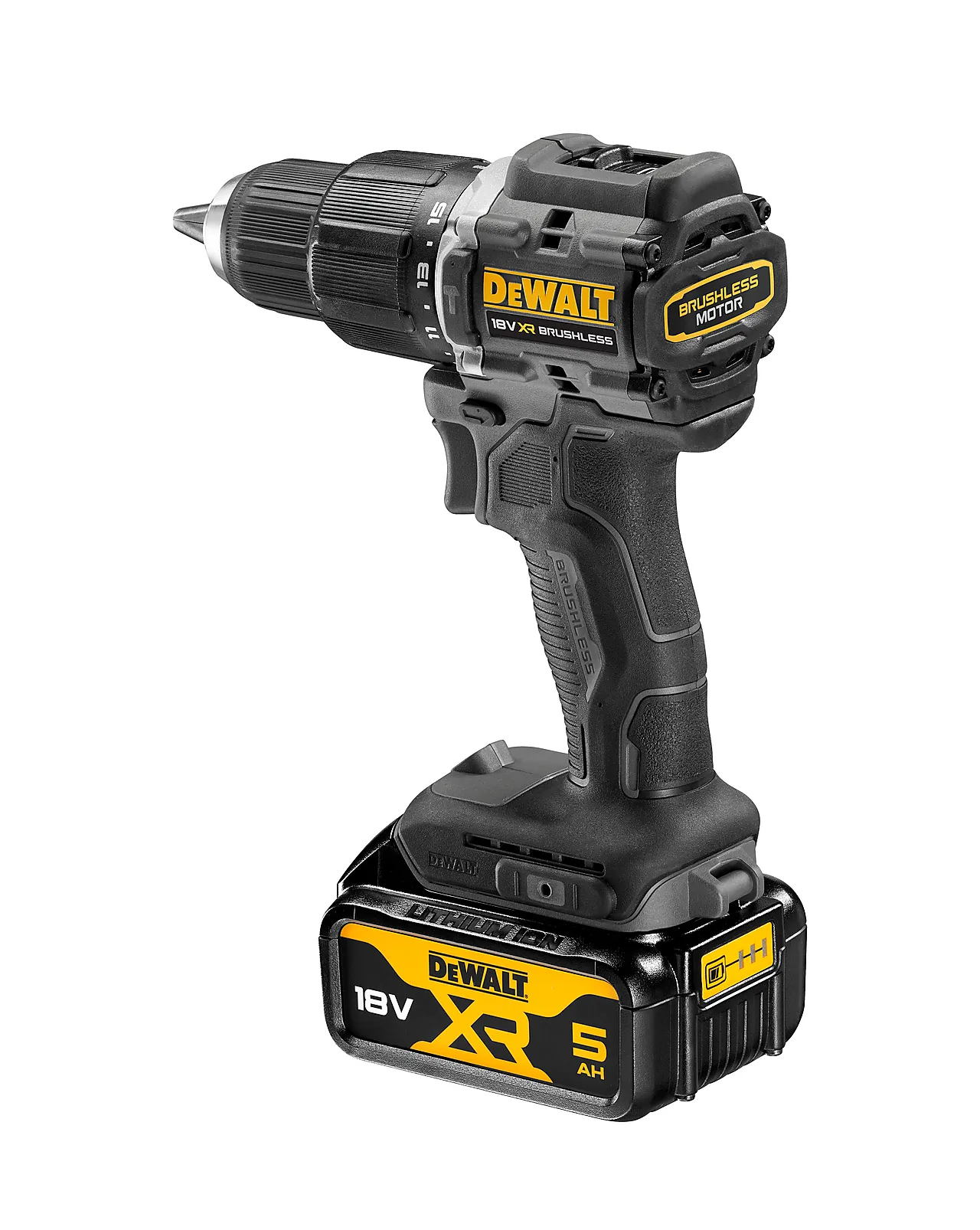 Slagdrill 18v dewalt 100 år 2x5 ah dcd100p2t 2 x 5 ah batteri null - null - 3 - Miniatyr