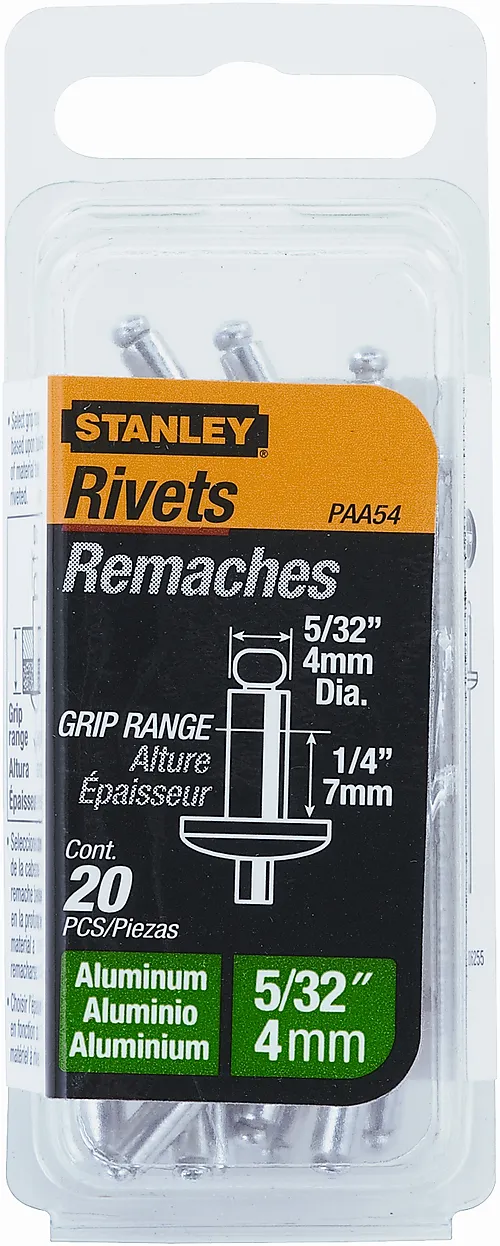 Popnagler aluminium 5/32" x 1/4" a20