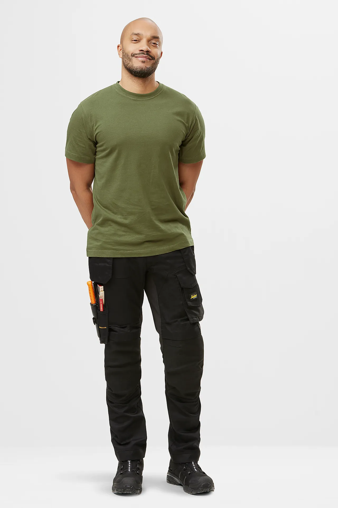 Håndverksbukse 6241 AllroundWork Sort  148 null - null - 3 - Miniatyr