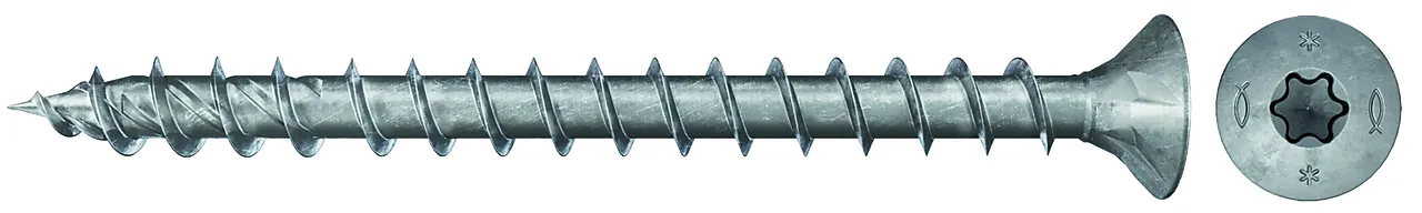 Treskrue FPF II CT 5,0x100 mm BZ BK 10 stk Treskrue FPF II CT 5,0x100 mm BZ BK 10 stk
