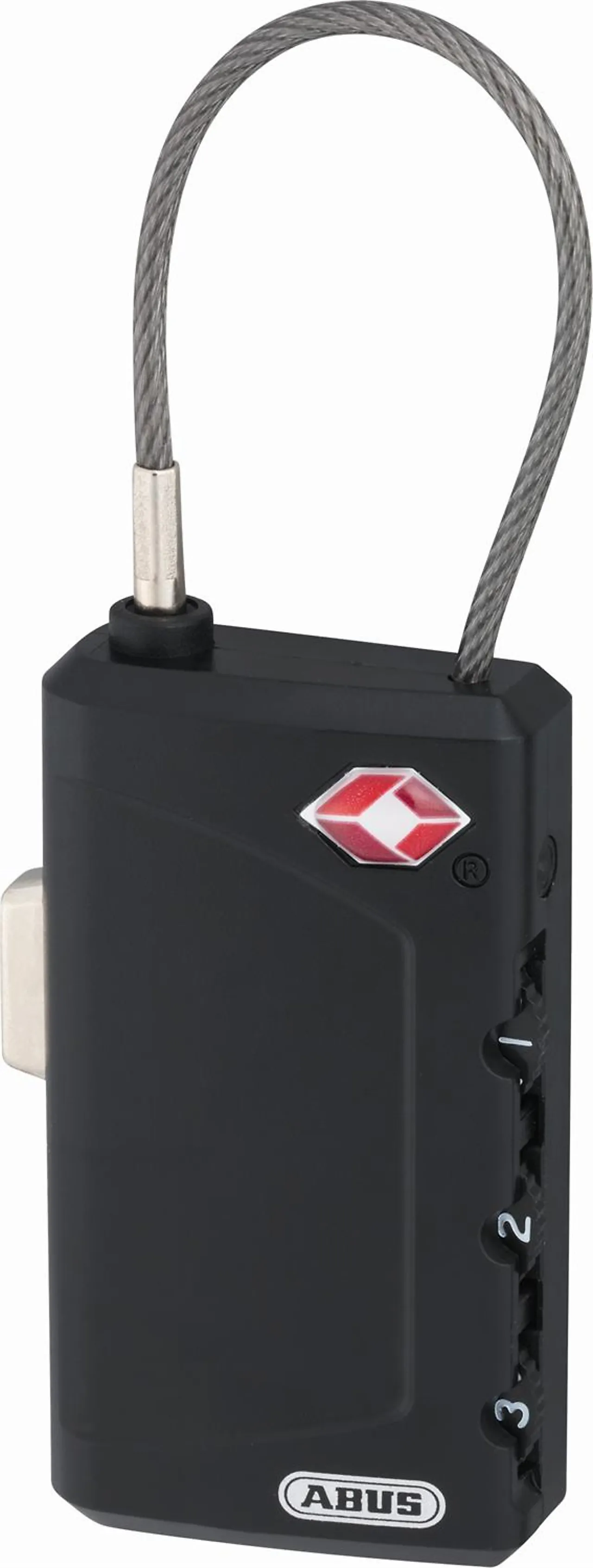 Hengelås abus 148tsa-30 kodelås med 2 mm kabel og navnskilt null - null - 2 - Miniatyr