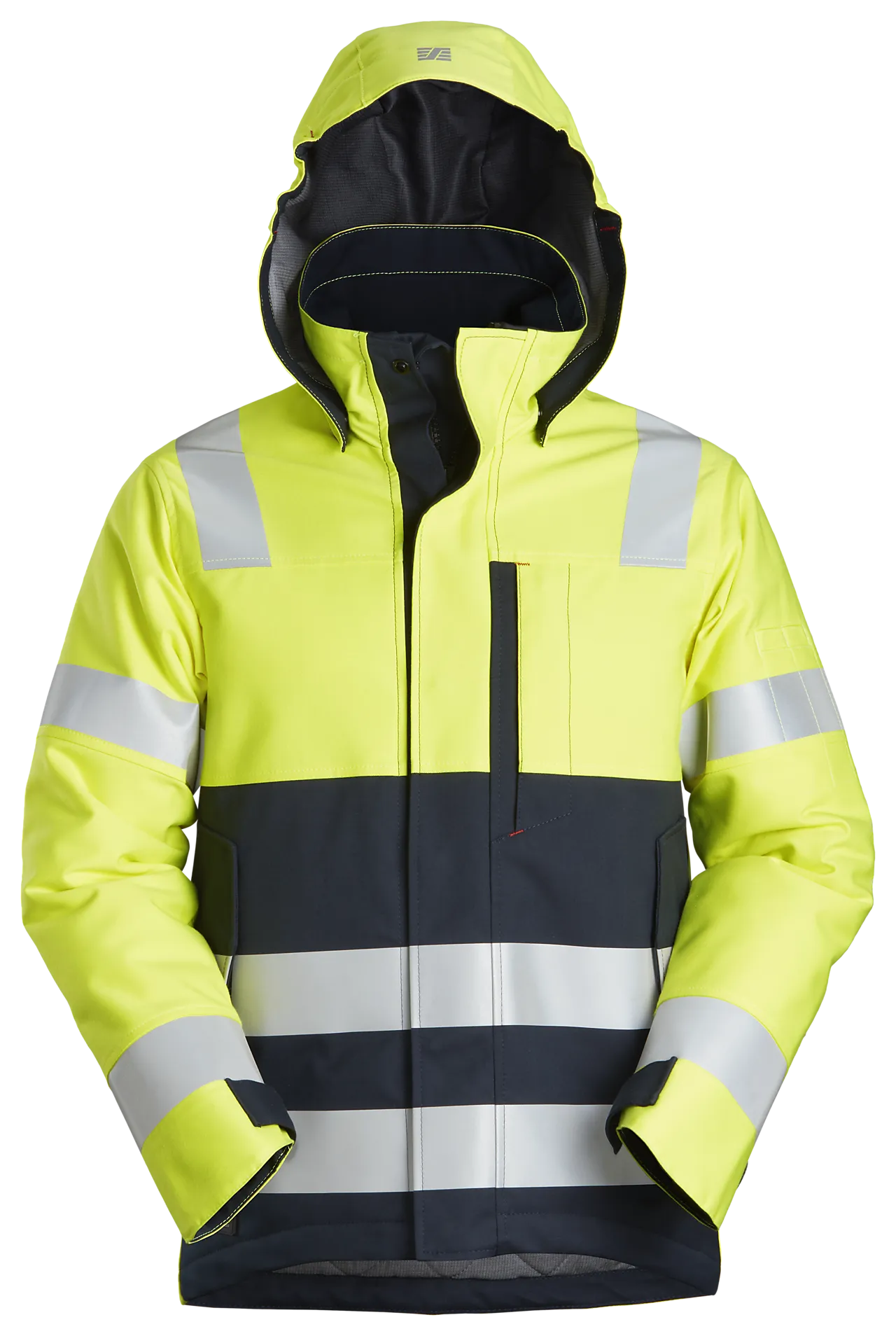 Vinterjakke pw 1163 kl3 gu/blå xl snickers workwear null - null - 3 - Miniatyr