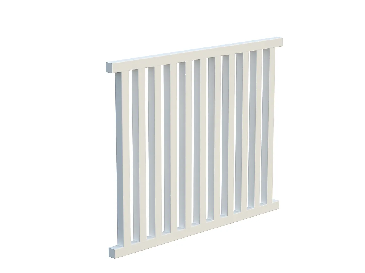 Siri terrasserekkverk hvitmalt 1110x890 mm null - null - 3 - Miniatyr