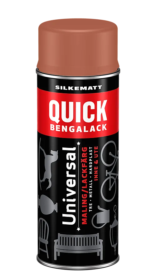 Bengalack spray terracottarød silkematt 400 ml