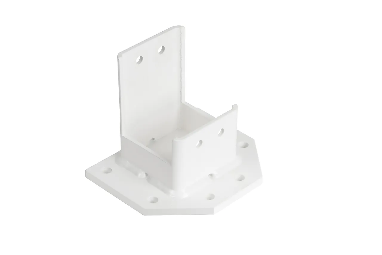 Stolpefot idyll rettgalvanisert og hvitlakkert