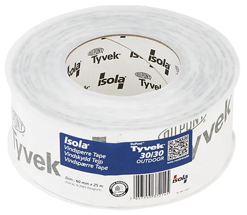 Tape f/vindsperre S 60 mm x 25 meter