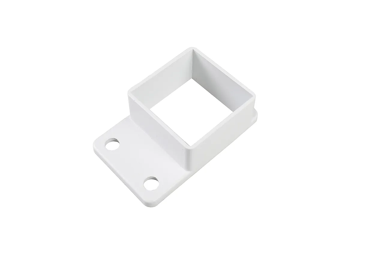 Brakett rekkverk aluminium 43 4 stk hvit