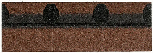 Takfot/møneplate teglrød kontur