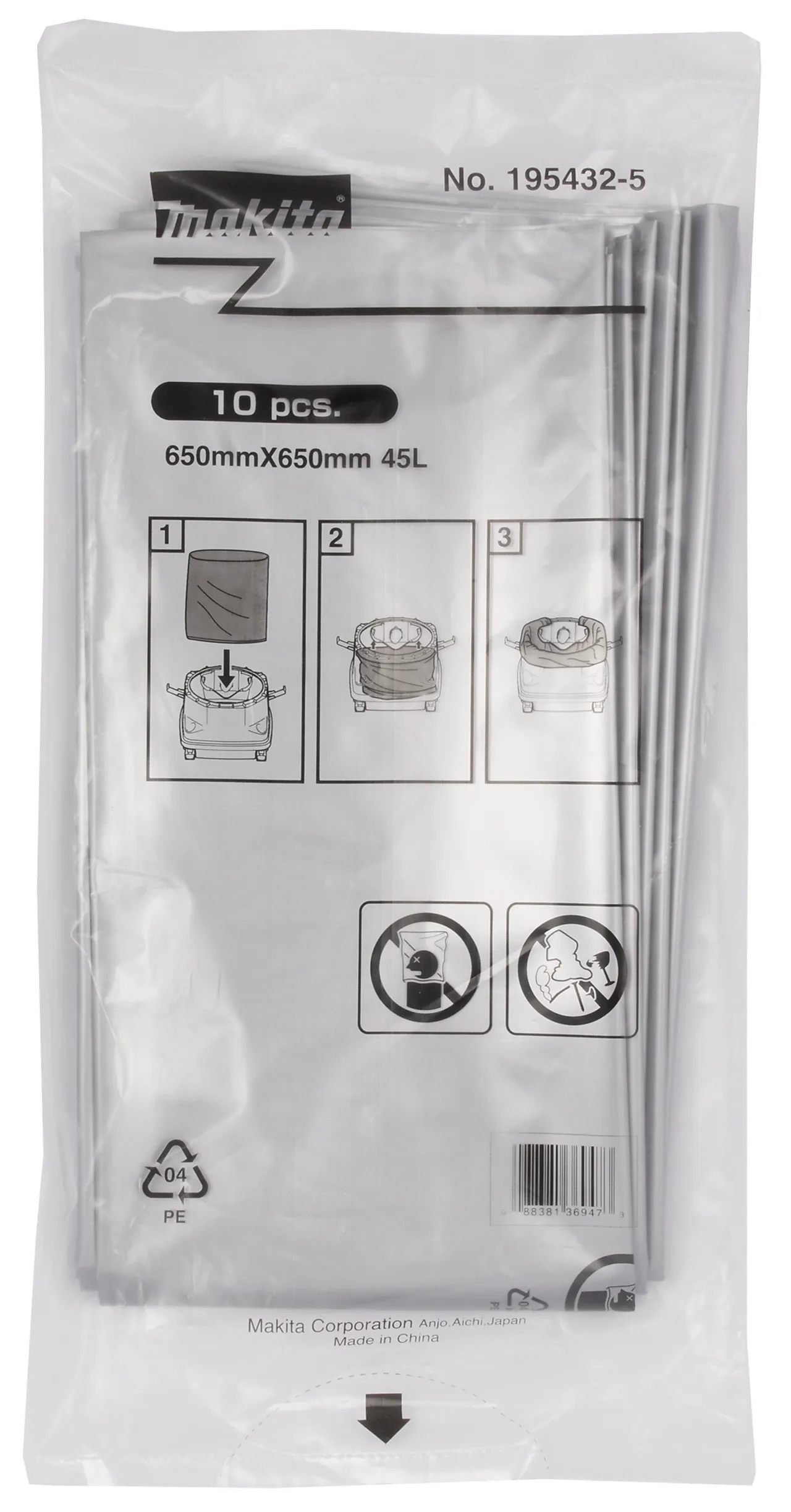 Støvsugerpose plast 10 stk 195432-5 Støvsugerpose plast 10 stk 195432-5