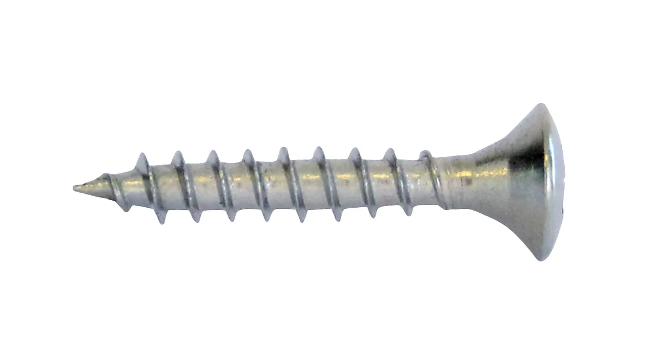 Skrue VVS 5,5x50 mm rustfri A2 PZ 10 stk Skrue VVS 5,5x50 mm rustfri A2 PZ 10 stk