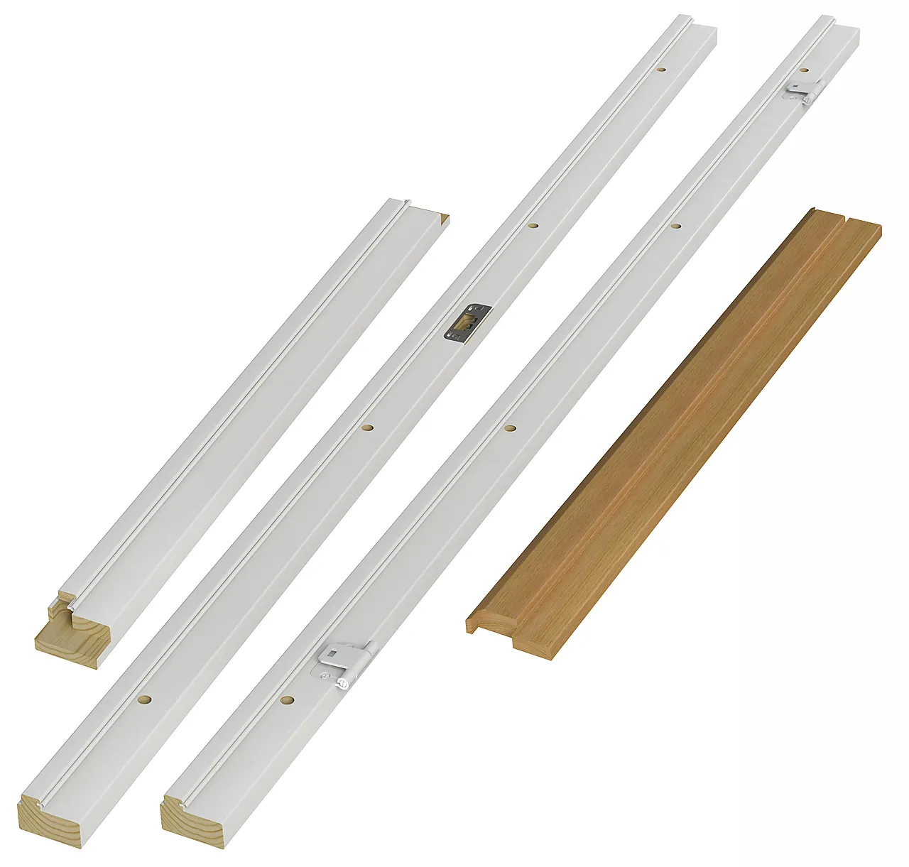 Karmsett klassisk hvit S0500-N 80x210 cm