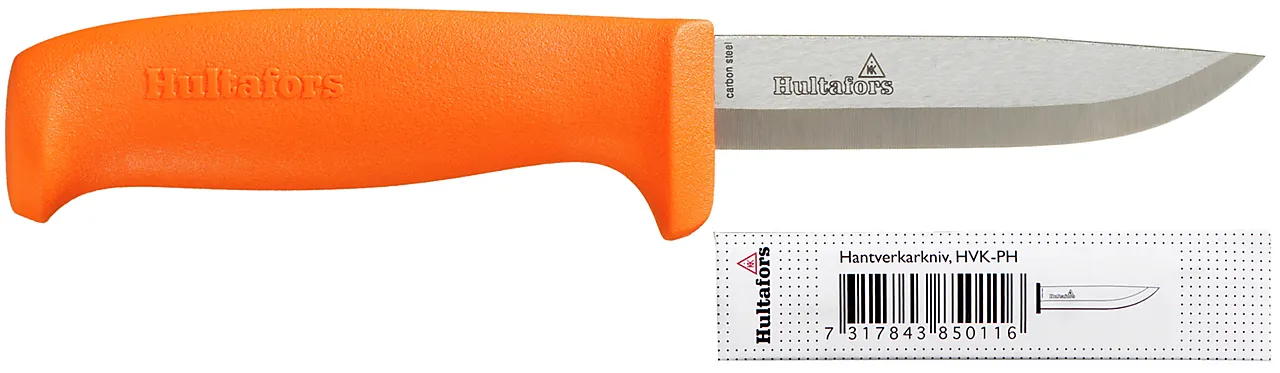 Håndverkskniv med papphylse