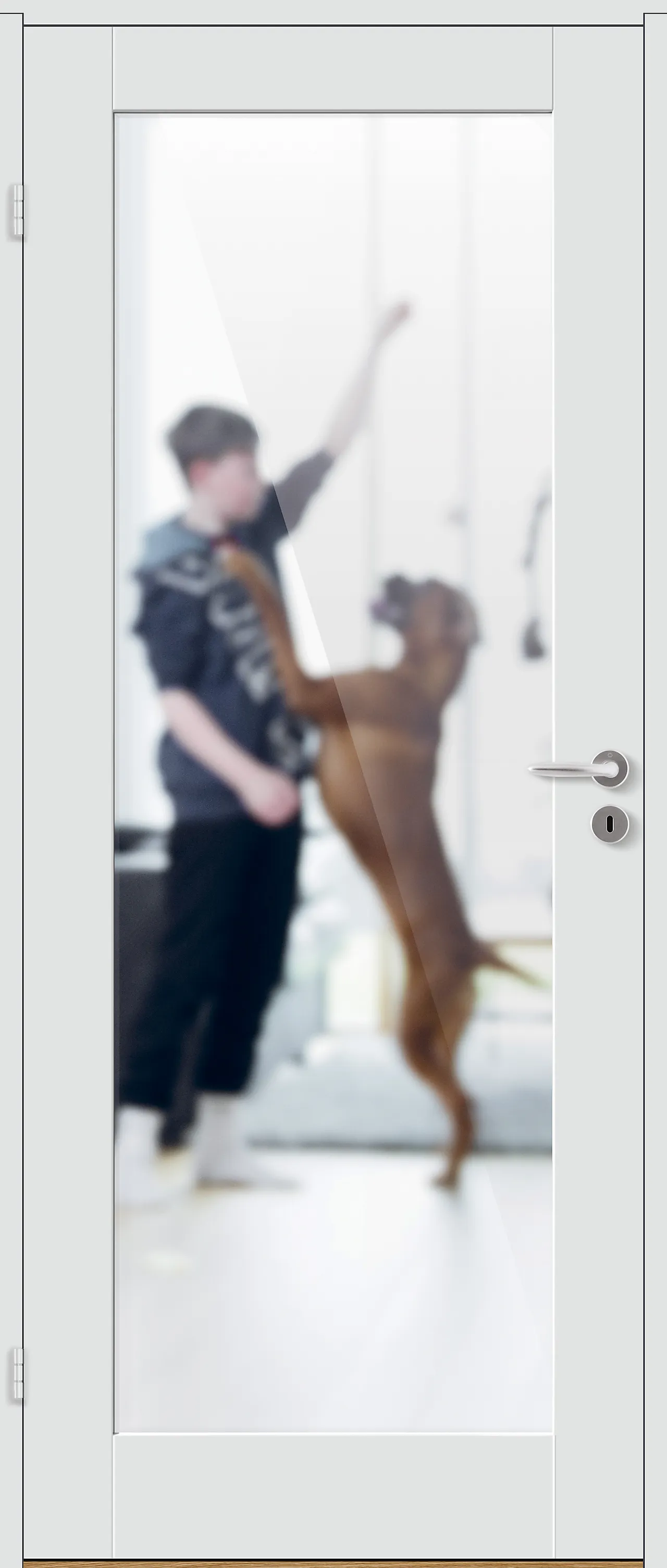 Innerdør Stil 1 hvit høyre 90x210 cm