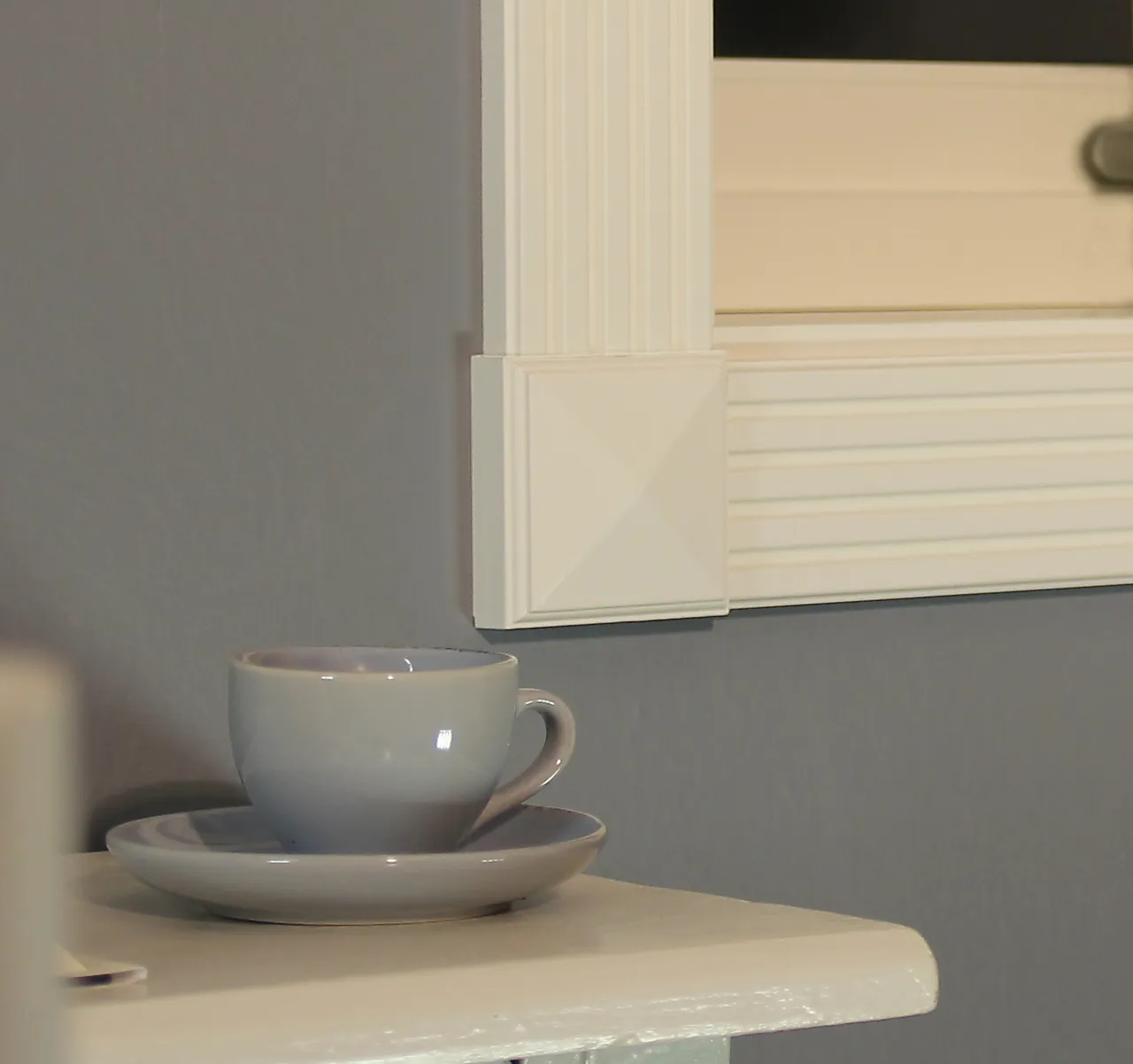 Toppkloss 303m 100x100x17mm furu for 15x95 list hvitmalt null - null - 2 - Miniatyr