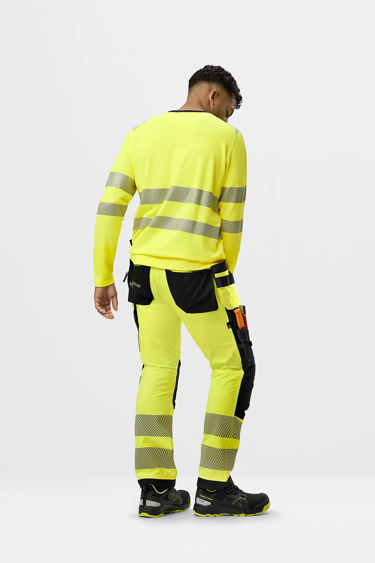 Snickers Workwear Arbeidsbukse 6232 Gul/Sort 46 Snickers Workwear Arbeidsbukse 6232 Gul/Sort 46