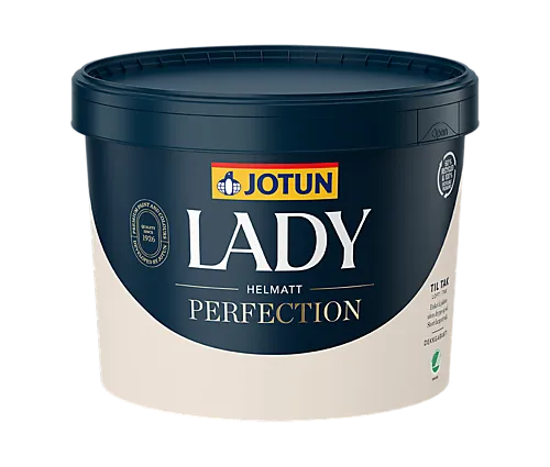 Jotun Lady Perfection tak hvit 9 liter