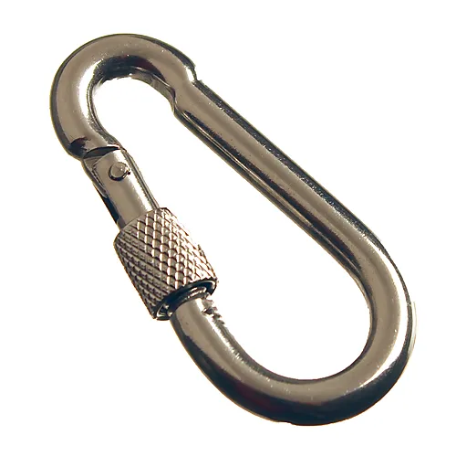 Karabinkrok m/lås 6x60mm