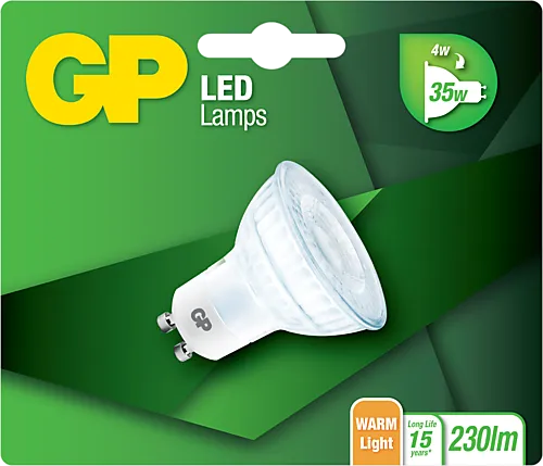 Lyspære led reflektorpære gu10 4 Watt