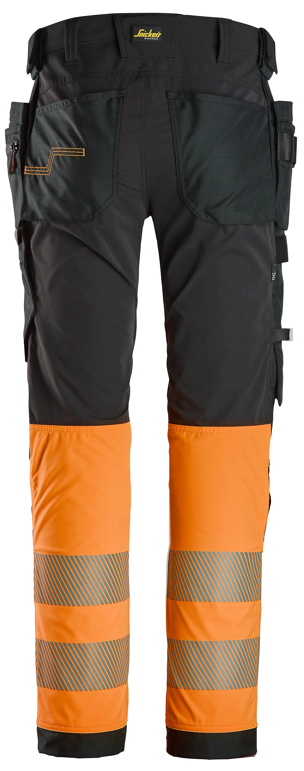 Snickers Workwear Bukse 6231 Sort/Oransje 50 null - null - 2 - Miniatyr