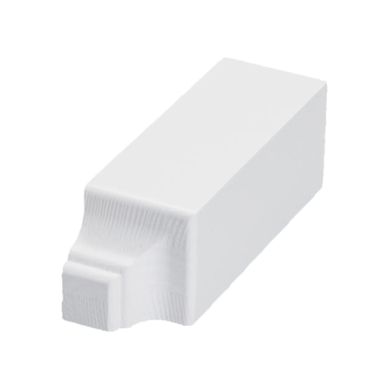 Takkloss 33x33x110 mm A4 stk hvitmalt