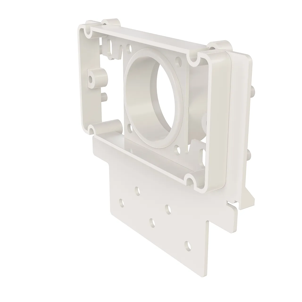 Monteringsplate sugekontakt for sentralstøvsuger Monteringsplate sugekontakt for sentralstøvsuger