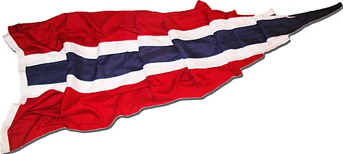 Vimpel 200cm norsk vevd polyester