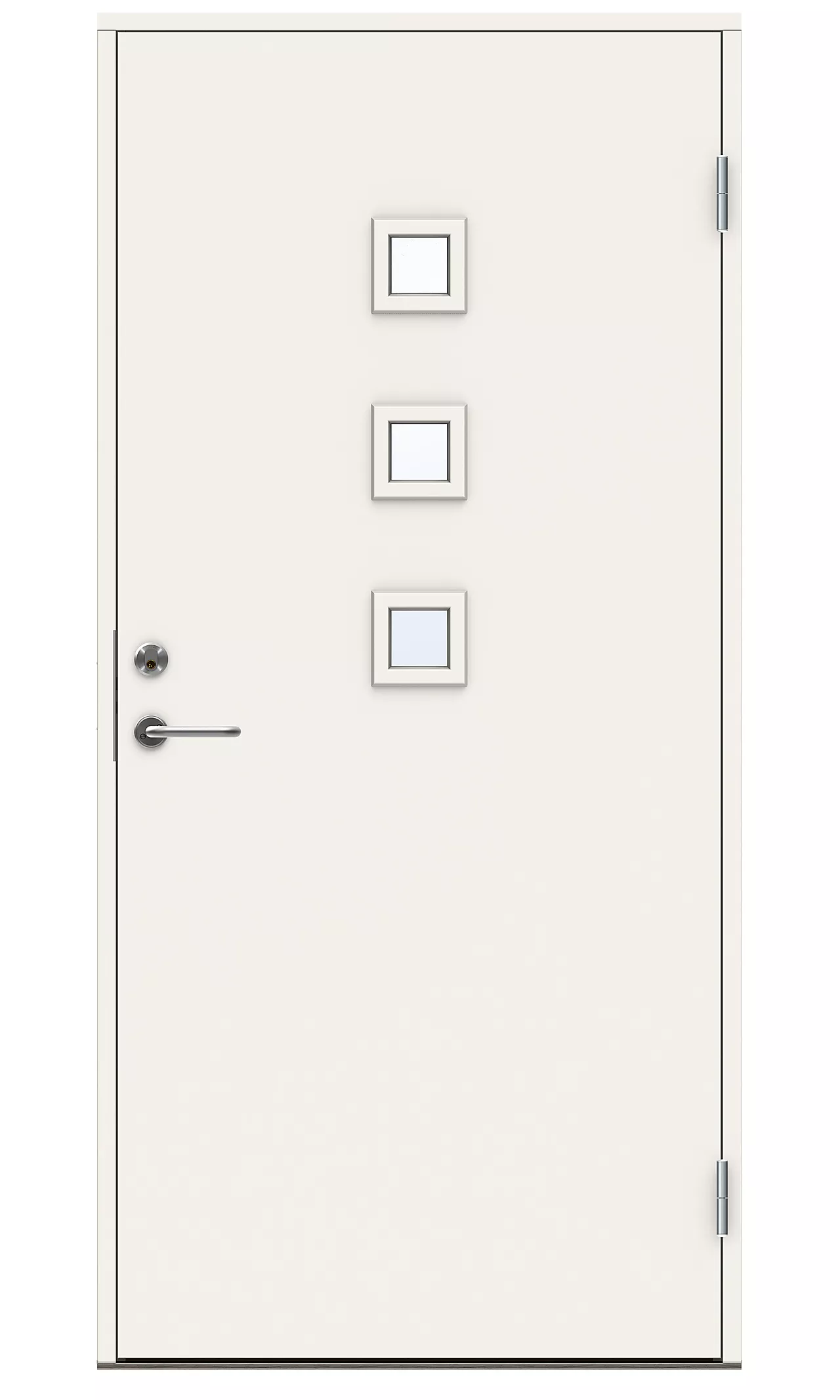 Dørsett yd p-1100 9x21h hvit klart glass m/syl clever-line Dørsett yd p-1100 9x21h hvit klart glass m/syl clever-line