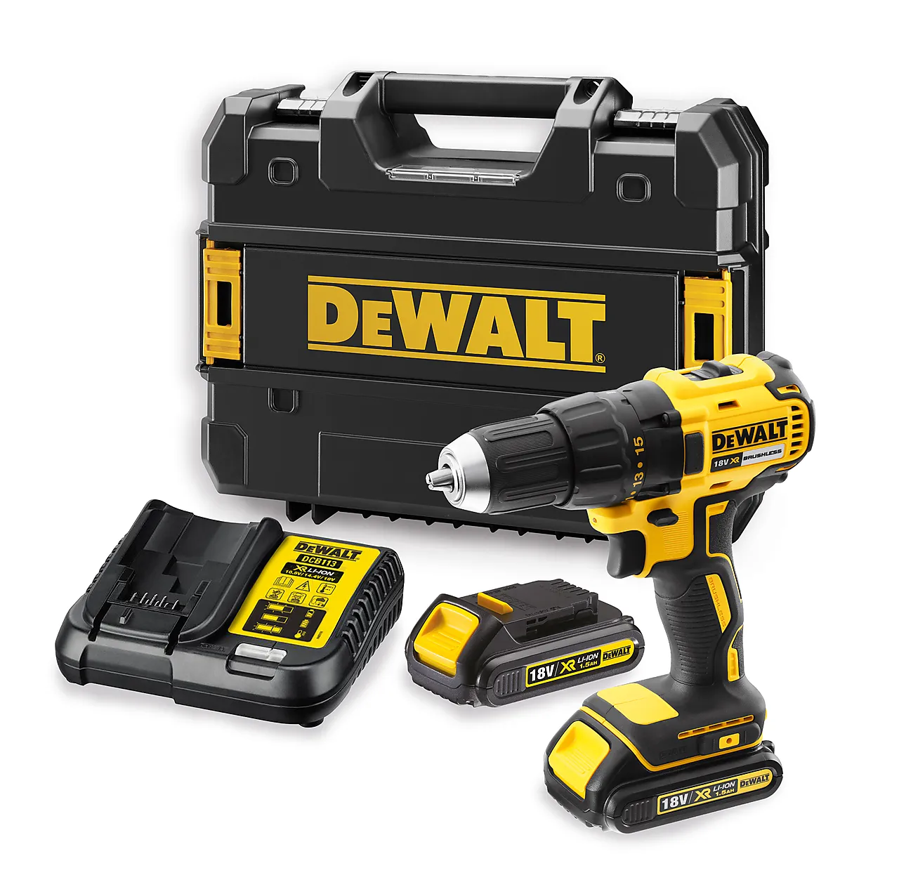 Drill 18V DCD777S2T 2X1,5AH