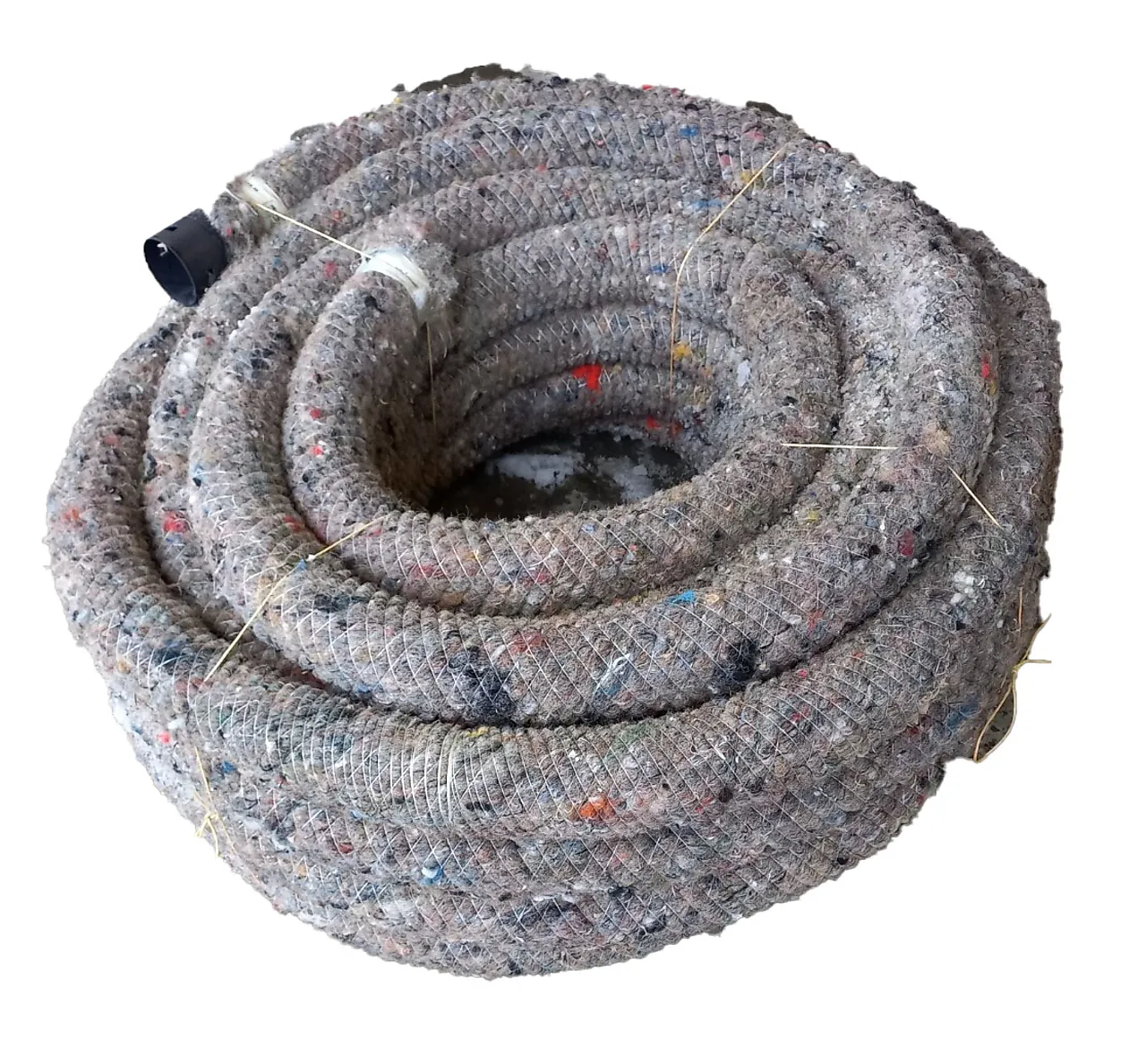 Filterrør PP700 83/100 dreneringsrør med filter 50 meter Filterrør PP700 83/100 dreneringsrør med filter 50 meter