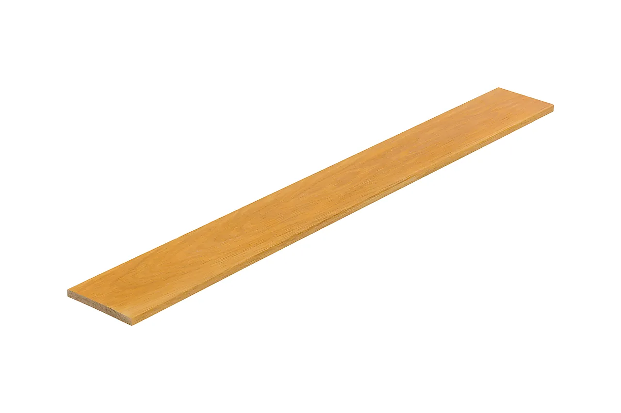 Terskel 90 cm flat under 15 mm lakkert eik