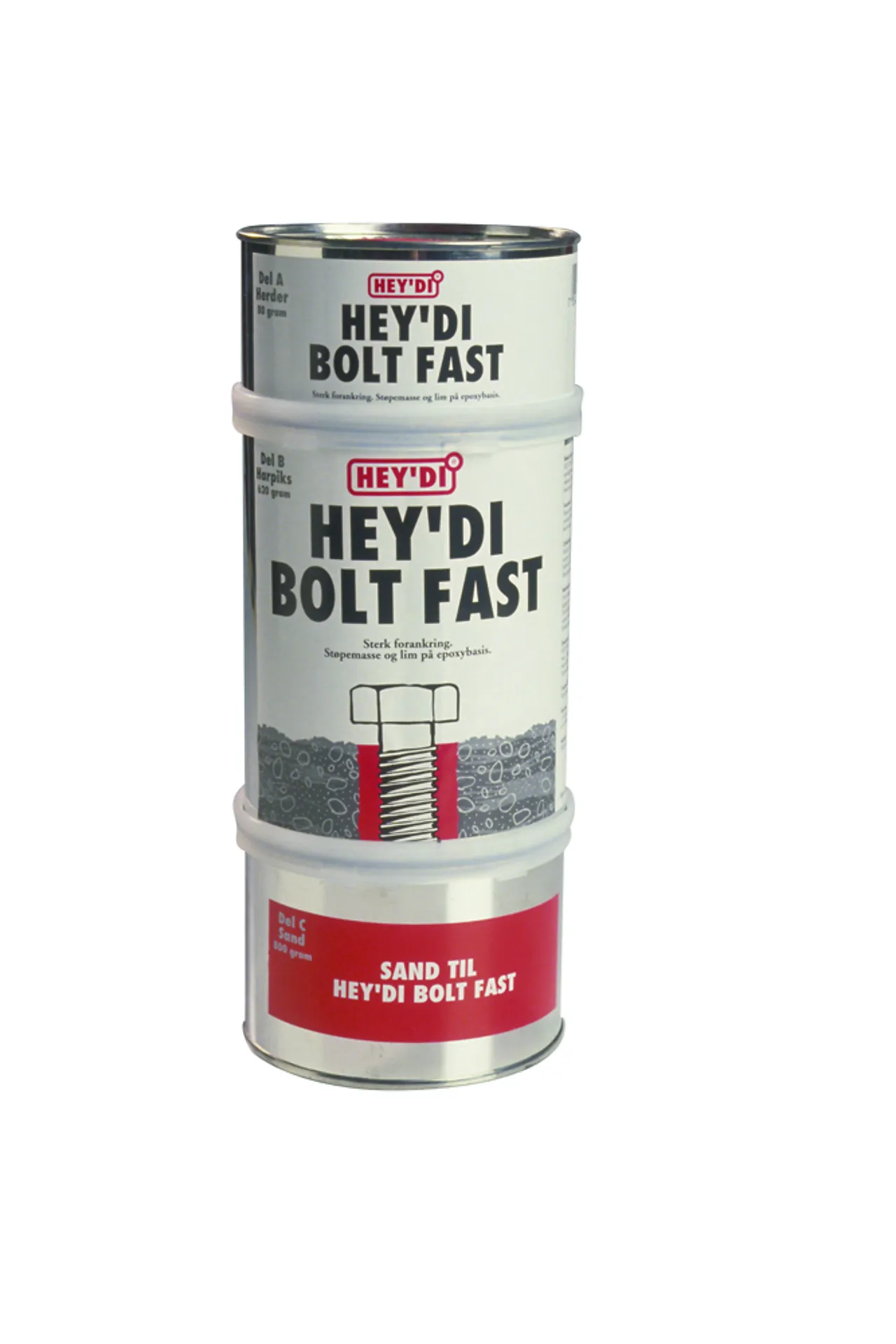 Bolt fast 1,5 kg boltegysing heydi støpemasse og lim på epoxybasis