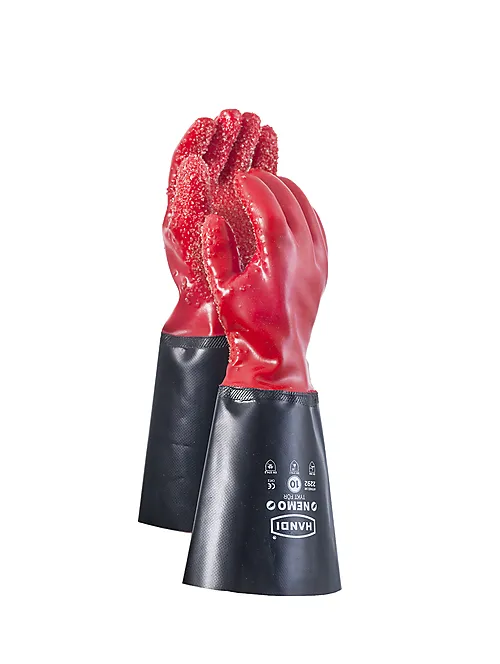 Hanske nemo fiskeh 2293 11 handi pvc fiskehanske med tykt for str 11