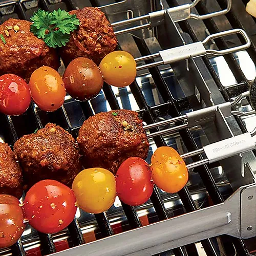 Grillspyd doble 30 cm 4 stk