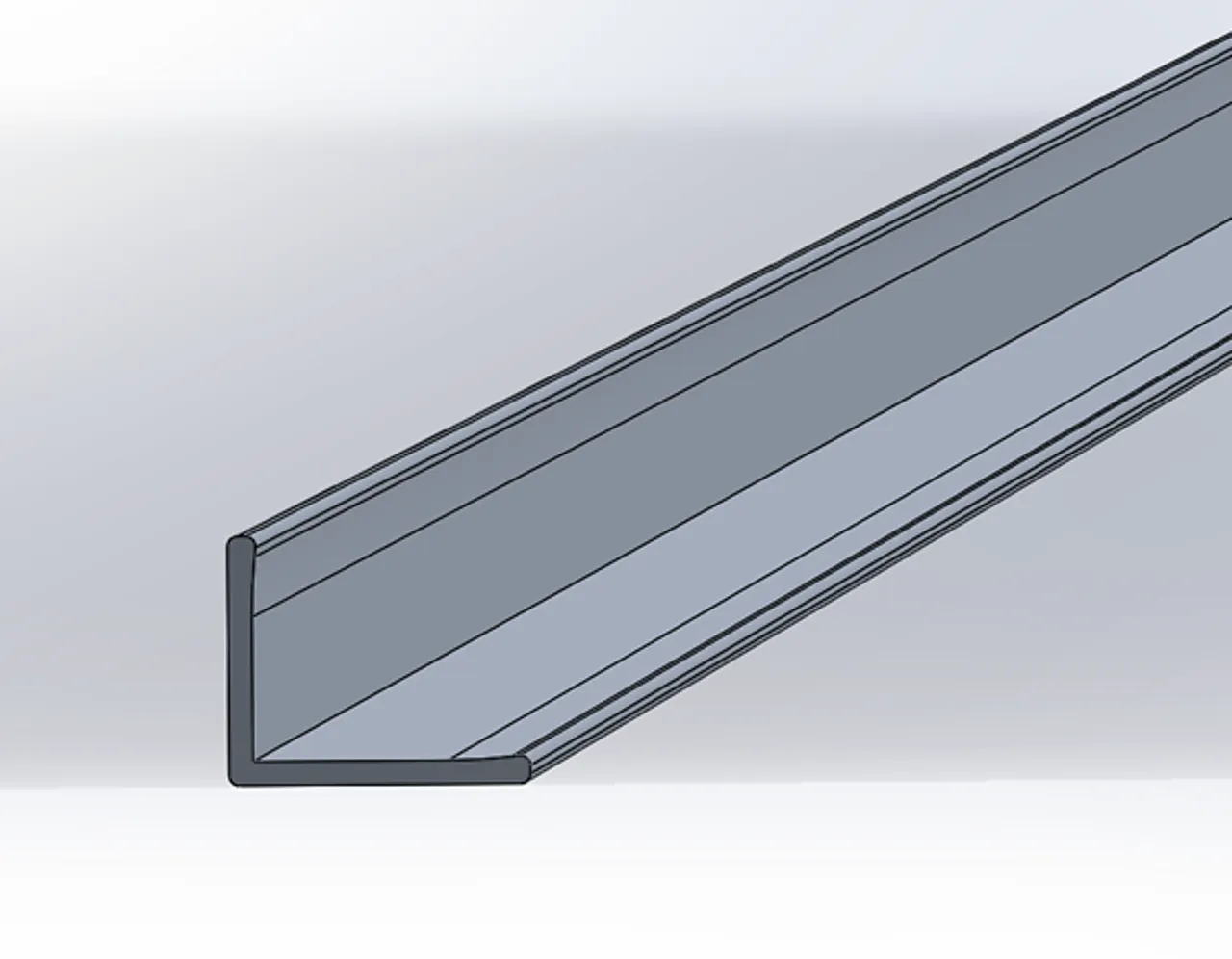 Smartpanel Wetwall L-Profil aluminium