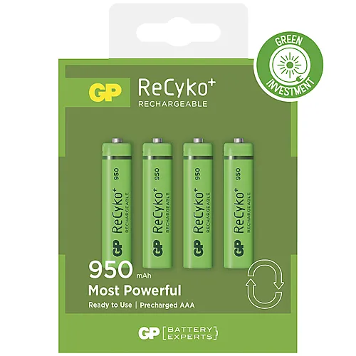 Batteri oppladbare AA Reycko 4X950 MAH GP NIMH