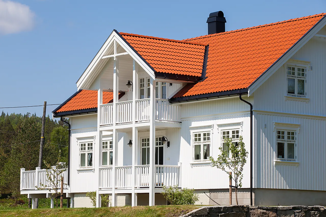 Takstein dobbel edel teglrød null - Normalstein - 2 - Miniatyr