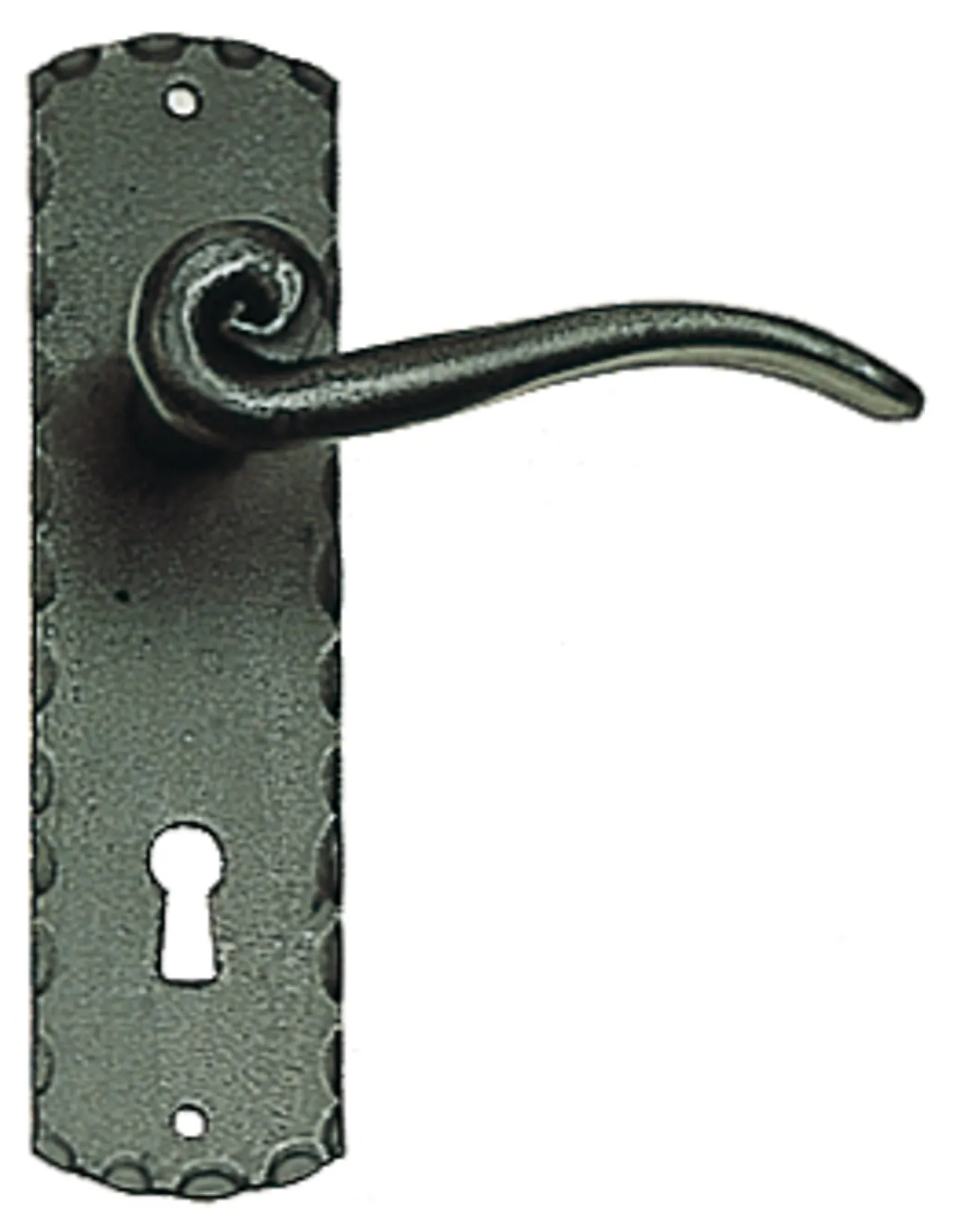 Dørhåndtak m/skilt smijern nr 3 Dørhåndtak m/skilt smijern nr 3