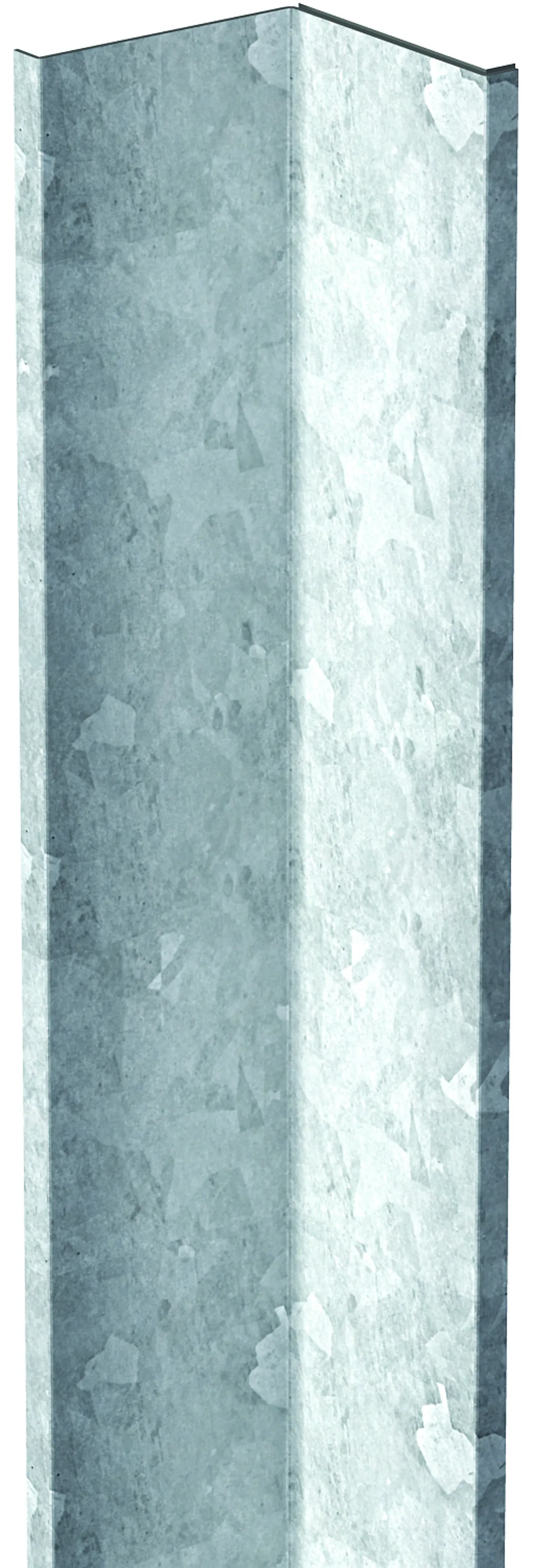 Stålstender hjørne 60 x 60 x 3000 mm
