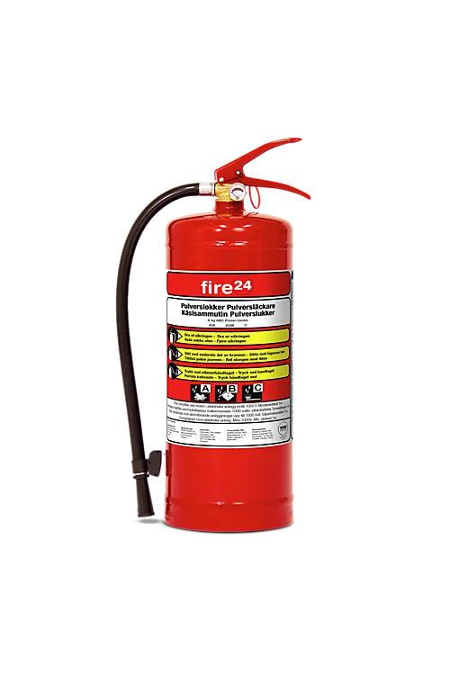 Fire24 6 kg pulverslukker 43A 233B C