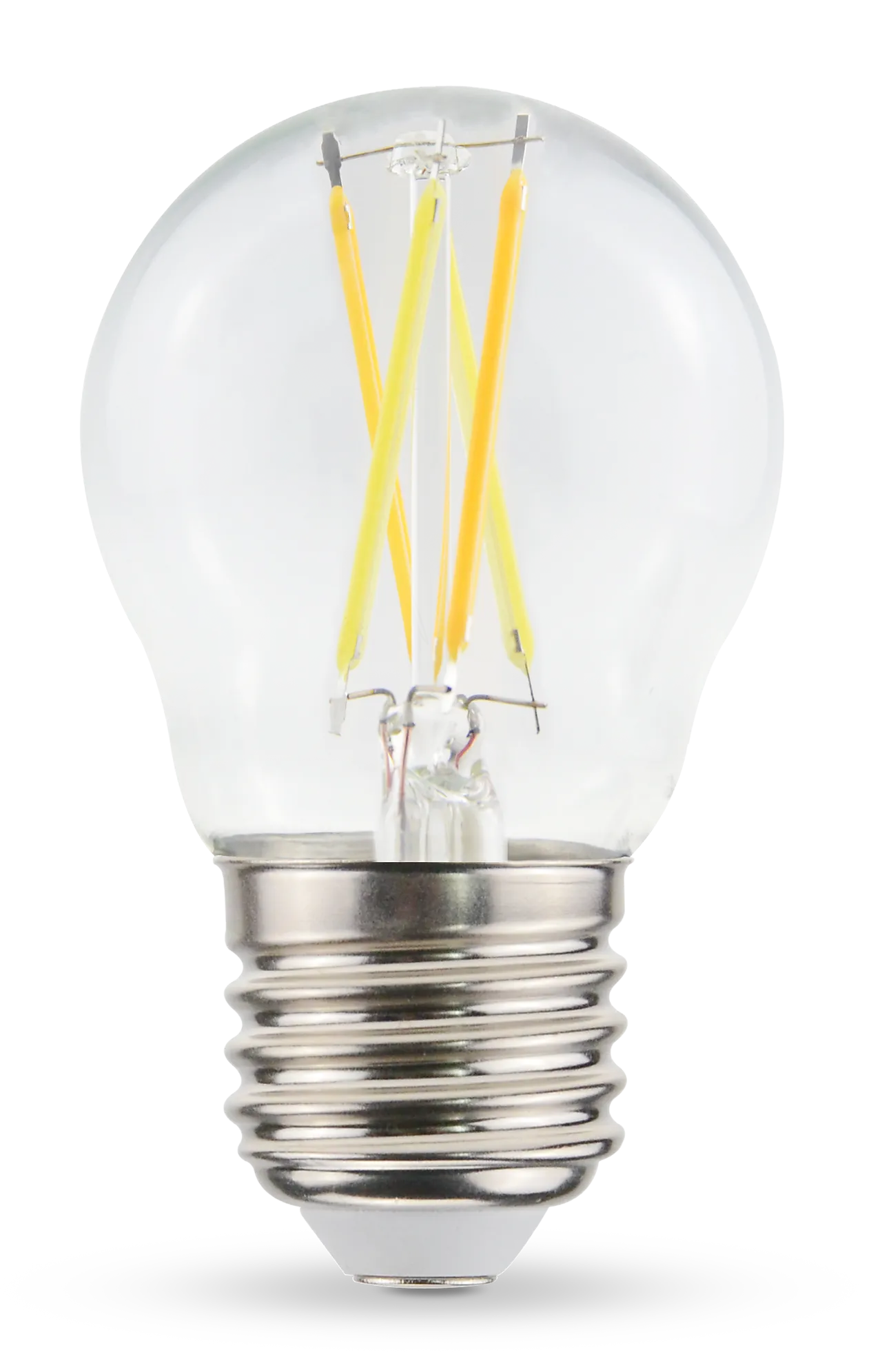 Lyspære led mini globepære flamedim E27 4,5 Watt