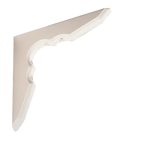 Hyllevinkel tre 180x180 mm hvit