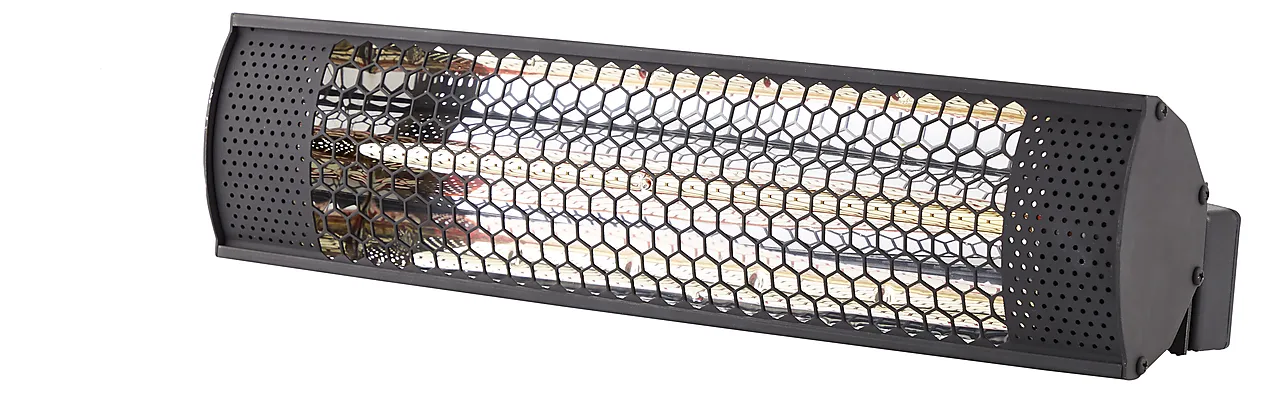 Terrassevarmer elektrisk 2000w 57x11x11 cm