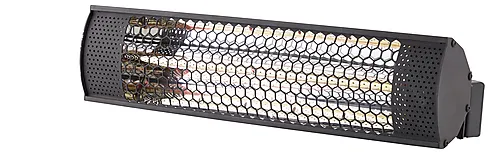 Terrassevarmer elektrisk 2000w 57x11x11 cm